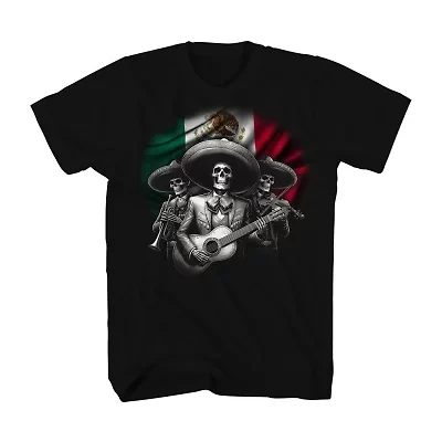 Mens Short Sleeve Mexico Graphic T-Shirt