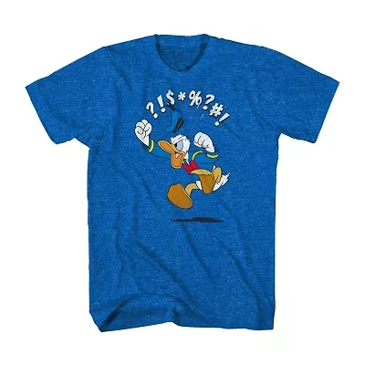 Mens Short Sleeve Donald Duck Graphic T-Shirt