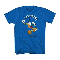Mens Short Sleeve Donald Duck Graphic T-Shirt
