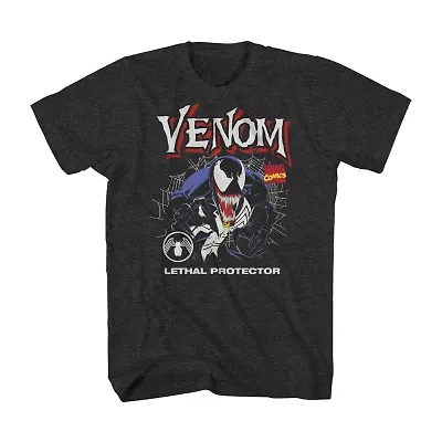 Mens Short Sleeve Venom Graphic T-Shirt