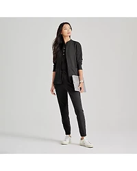 Barco Unify Buw884 Team 3- Pocket Funnel Collar Warm-Up Womens Stretch Fabric Moisture Wicking Wrinkle Resistant Scrub Jackets