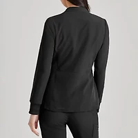 Barco Unify Buw884 Team 3- Pocket Funnel Collar Warm-Up Womens Stretch Fabric Moisture Wicking Wrinkle Resistant Scrub Jackets