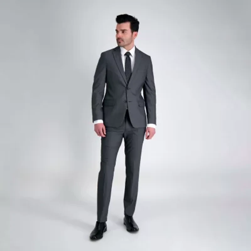 Haggar JMH Ultra Mens Stretch Fabric Super Slim Fit Suit Jacket