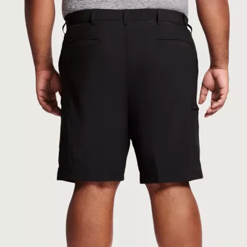 IZOD Swingflex Mens 9 1/2" Big and Tall Stretch Fabric Quick Dry Chino Short