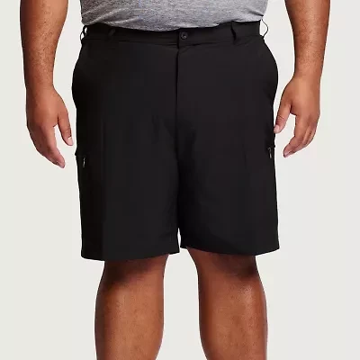 IZOD Swingflex Mens 9 1/2" Big and Tall Stretch Fabric Quick Dry Chino Short