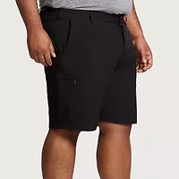 IZOD Swingflex Mens 9 1/2" Big and Tall Stretch Fabric Quick Dry Chino Short
