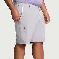 IZOD Swingflex Mens 9 1/2" Big and Tall Stretch Fabric Quick Dry Chino Short