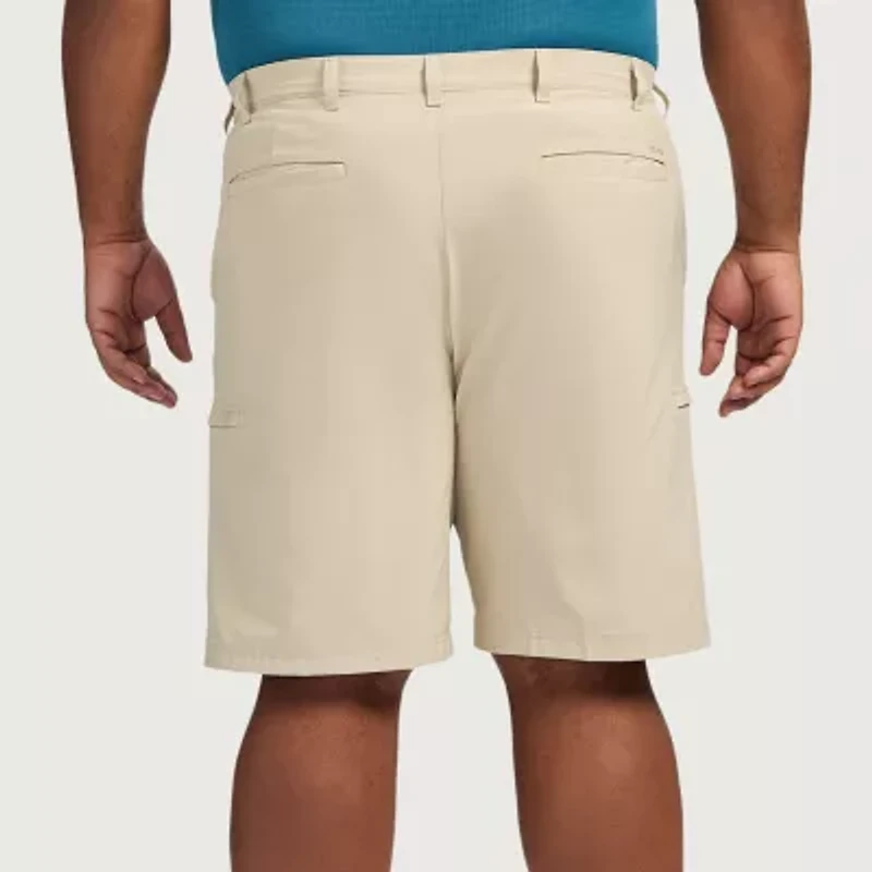 IZOD Swingflex Mens 9 1/2" Big and Tall Stretch Fabric Quick Dry Chino Short
