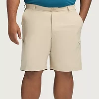 IZOD Swingflex Mens 9 1/2" Big and Tall Stretch Fabric Quick Dry Chino Short