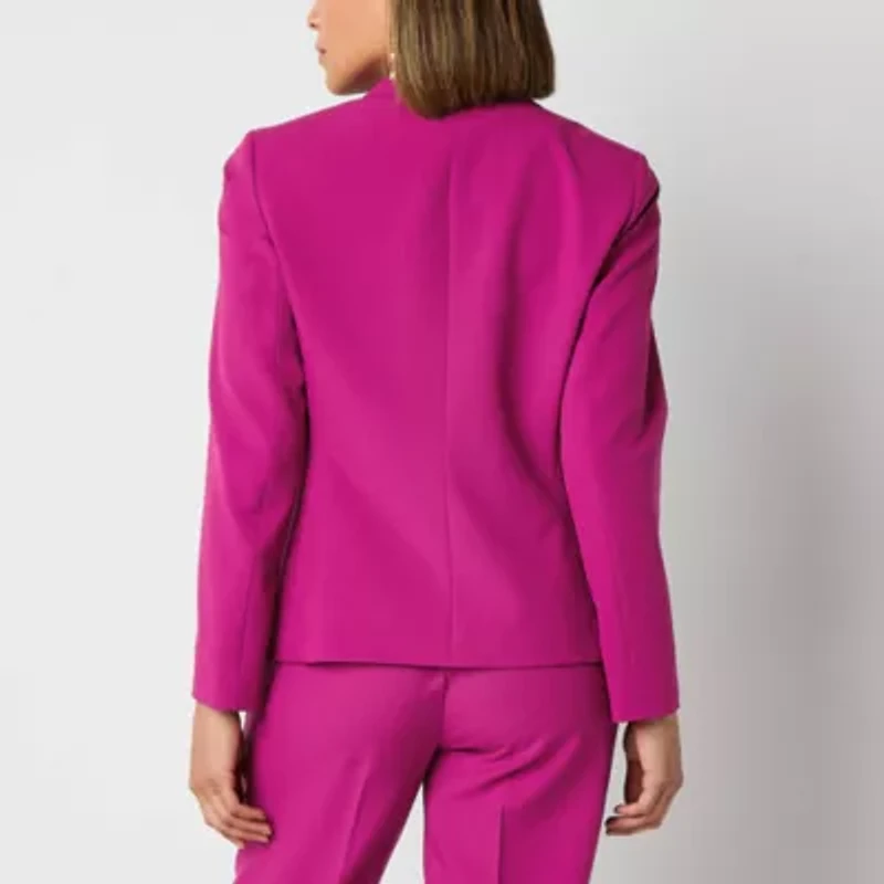 Black Label by Evan-Picone Womens Classic Fit Suit Jacket