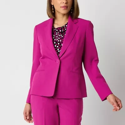Black Label by Evan-Picone Womens Classic Fit Suit Jacket