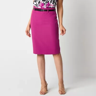 Black Label by Evan-Picone Womens Suit Skirt