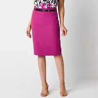 Black Label by Evan-Picone Womens Suit Skirt
