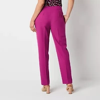 Black Label by Evan-Picone Womens Classic Fit Straight Suit Pant