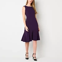 Maya Brooke Womens Embellished Jacket Dress