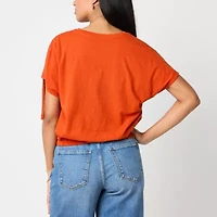 a.n.a Womens Round Neck Sleeveless T-Shirt