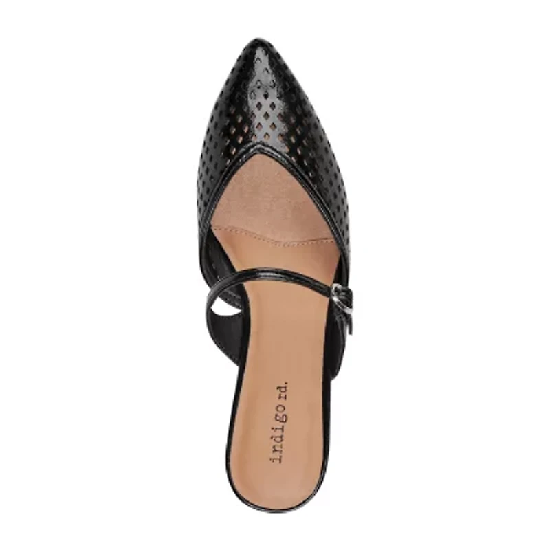 Indigo Rd. Womens Pointed Closed Toe Mules