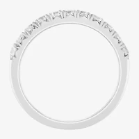 I/Si2) Womens 1/ CT. T.W. Lab Grown White Diamond Platinum Wedding Band