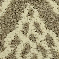 Maples Geo Diamond Brown Indoor Rectangular Runner