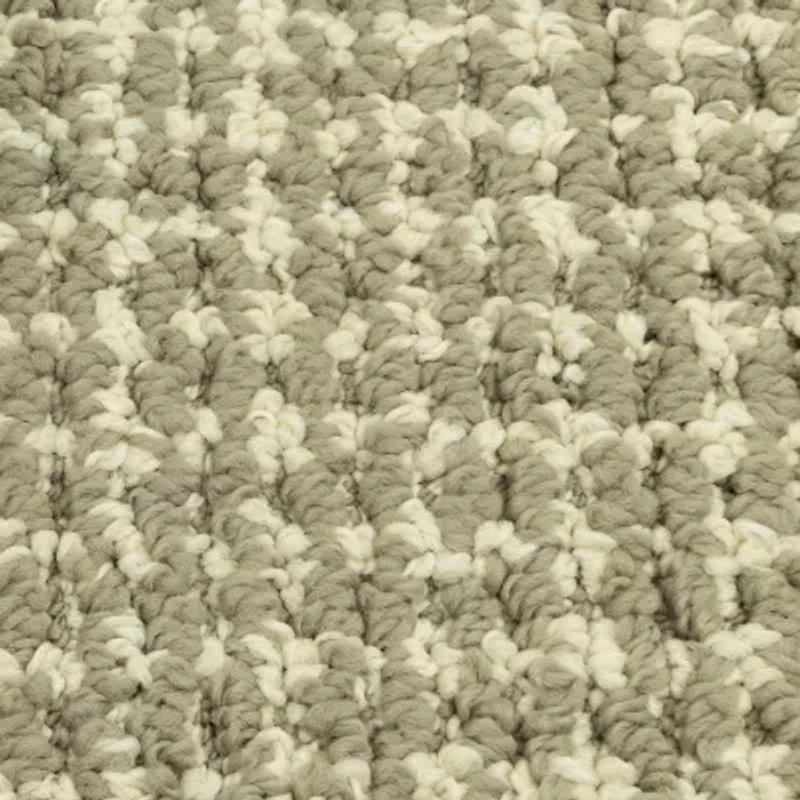 Maples Banded Grid Gray Indoor Rectangular Accent Rug