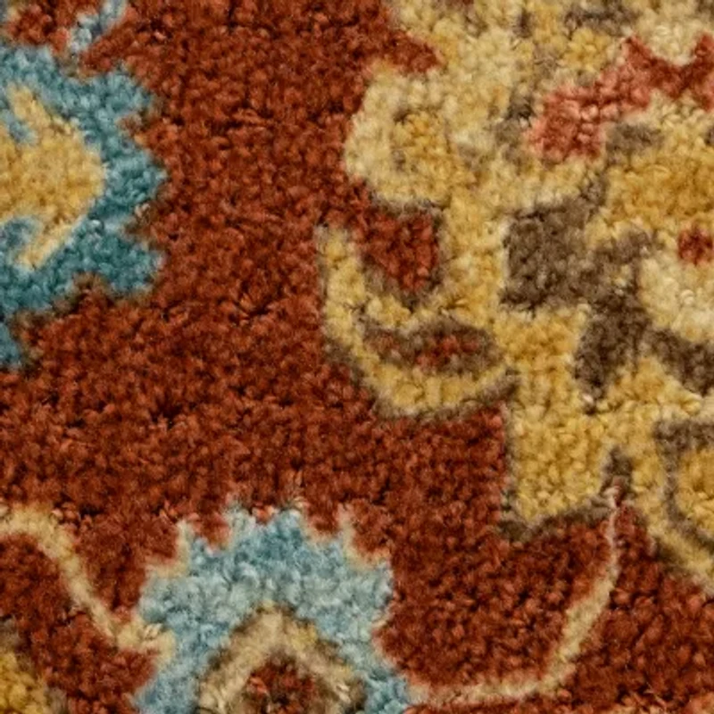 Maples Persian Red Floral Indoor Rectangular Accent Rug