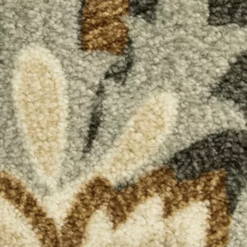 Maples Jacobean Floral Indoor Rectangular Accent Rug