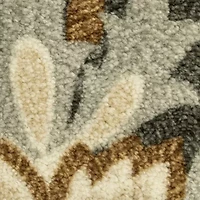 Maples Jacobean Floral Indoor Rectangular Accent Rug