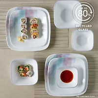 Corelle Aquarello 16-pc. Glass Dinnerware Set