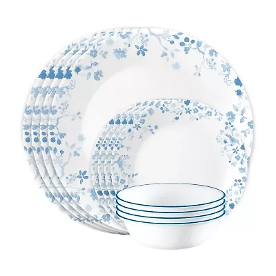 Corelle Garden Song 12-pc. Glass Dinnerware Set