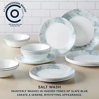 Corelle Salt Wash 12-pc. Glass Dinnerware Set