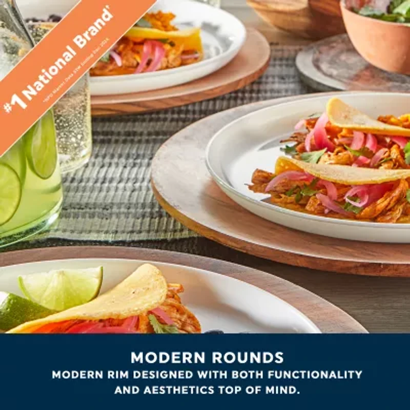 Corelle Modern Round 12-pc. Glass Dinnerware Set