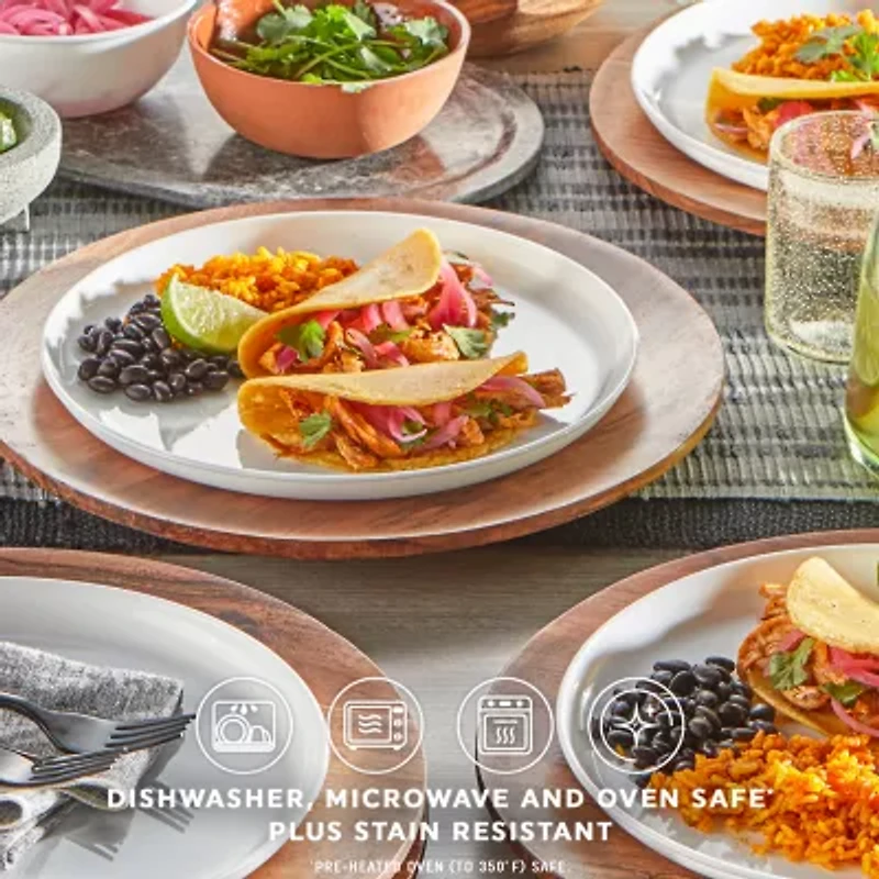 Corelle Modern Round 12-pc. Glass Dinnerware Set