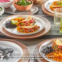 Corelle Modern Round 12-pc. Glass Dinnerware Set