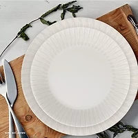 Corelle Hushed Lines 12-pc. Glass Dinnerware Set