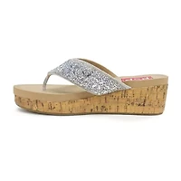 Pop Womens Stellara Wedge Sandals