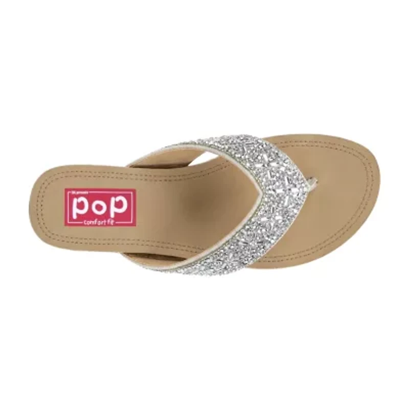 Pop Womens Stellara Wedge Sandals