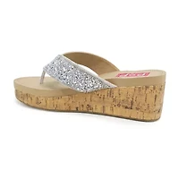 Pop Womens Stellara Wedge Sandals