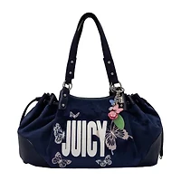 Juicy By Couture Velour Satchel Shoulder Bag