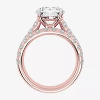 Signature By Modern Bride (H-I / Si1-Si2) Womens 5 CT. T.W. Lab Grown White Diamond 14K Gold Round Bridal Set