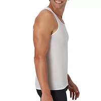 Hanes Mens Sleeveless U Neck Moisture Wicking T-Shirt
