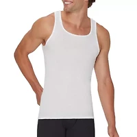 Hanes Mens Sleeveless U Neck Moisture Wicking T-Shirt