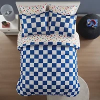 INK+IVY Kids Asher Checkered Complete Bedding Set with Sheets