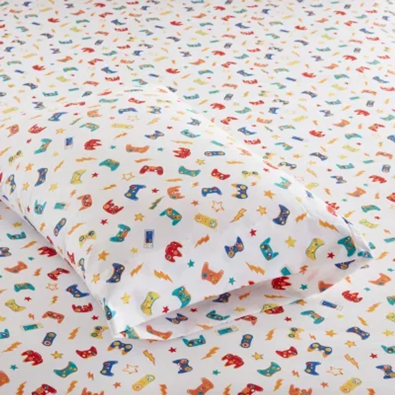 INK+IVY Kids Asher Checkered Complete Bedding Set with Sheets