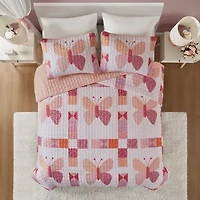 INK+IVY Kids Butterfly Quilt Set