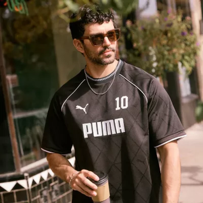 PUMA Mens Crew Neck Short Sleeve Jersey