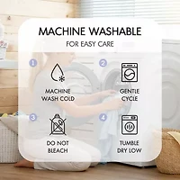 Intelligent Design Iris Gingham Double Ruffle 4-pc. Lightweight Easy Care Comforter Set