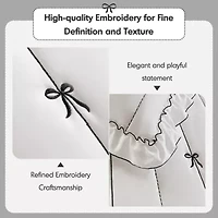 Intelligent Design Florence Embroidered Ruffle Easy Care Quilt Set