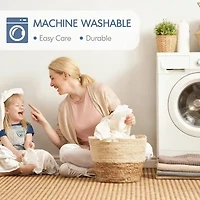 Intelligent Design Arya Floral Embroidered Ruffle Easy Care Quilt Set