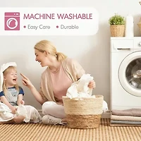 Intelligent Design Arya Floral Embroidered Ruffle Easy Care Quilt Set