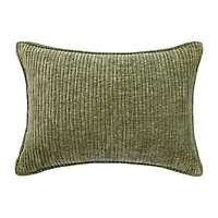 Regal Home Lila Ribbed Down Alt 14x20 Rectangular Throw Pillow